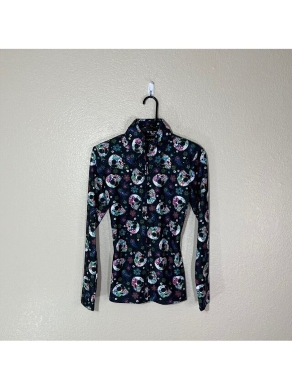 Hobby Horse Limited Edition Western Show Jacket XS Sugar Skull Sequin Black